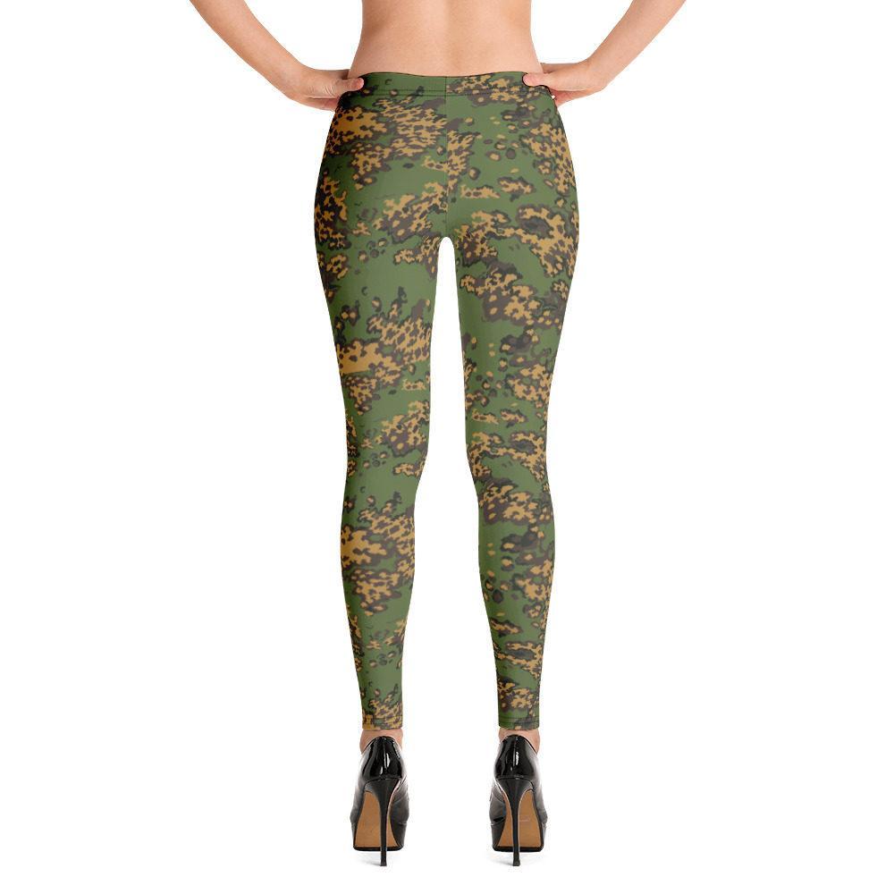 Women's M90 Black Modern Camouflage High-waisted Yoga Leggings