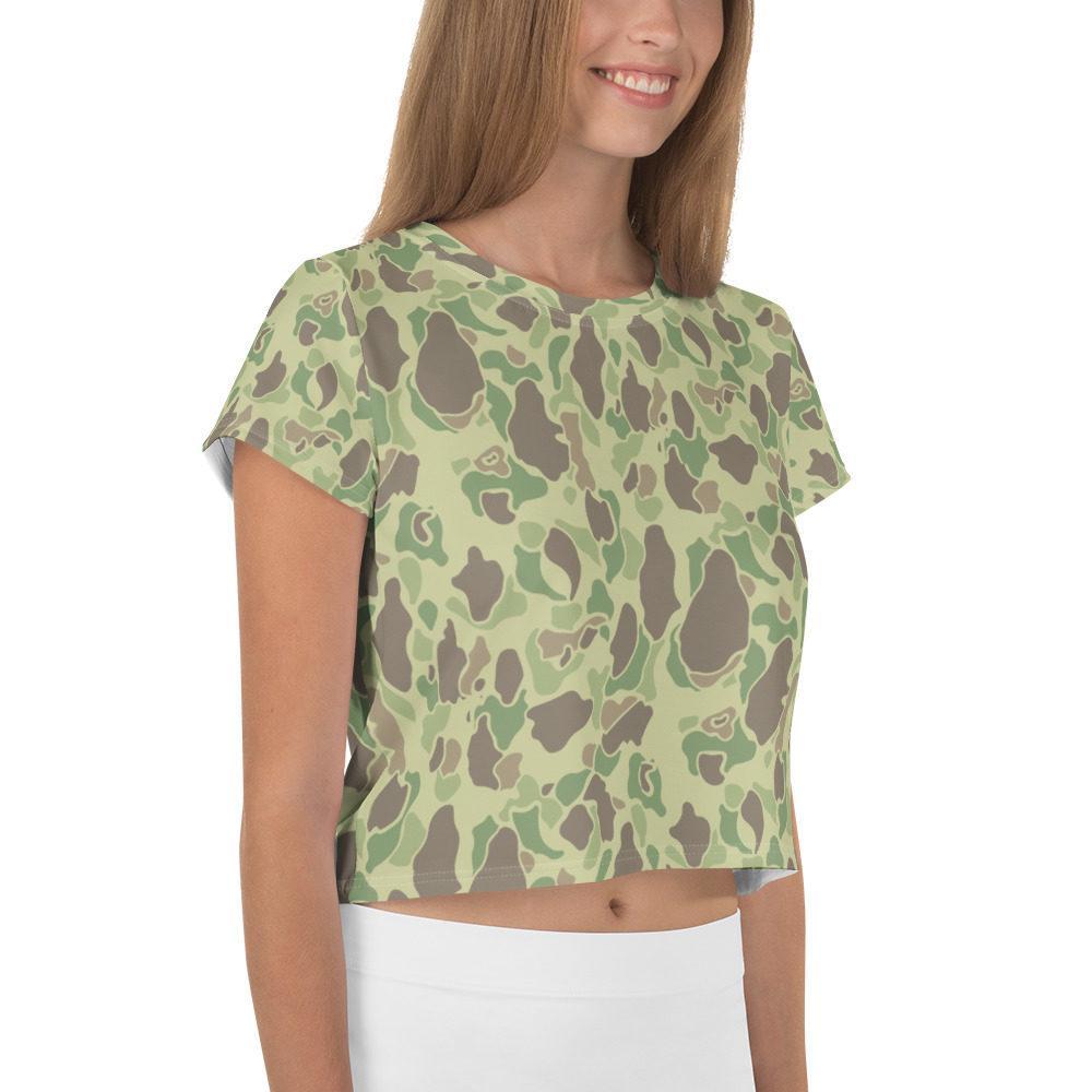 US WWII Duck Hunter Summer Camouflage Crop Tee