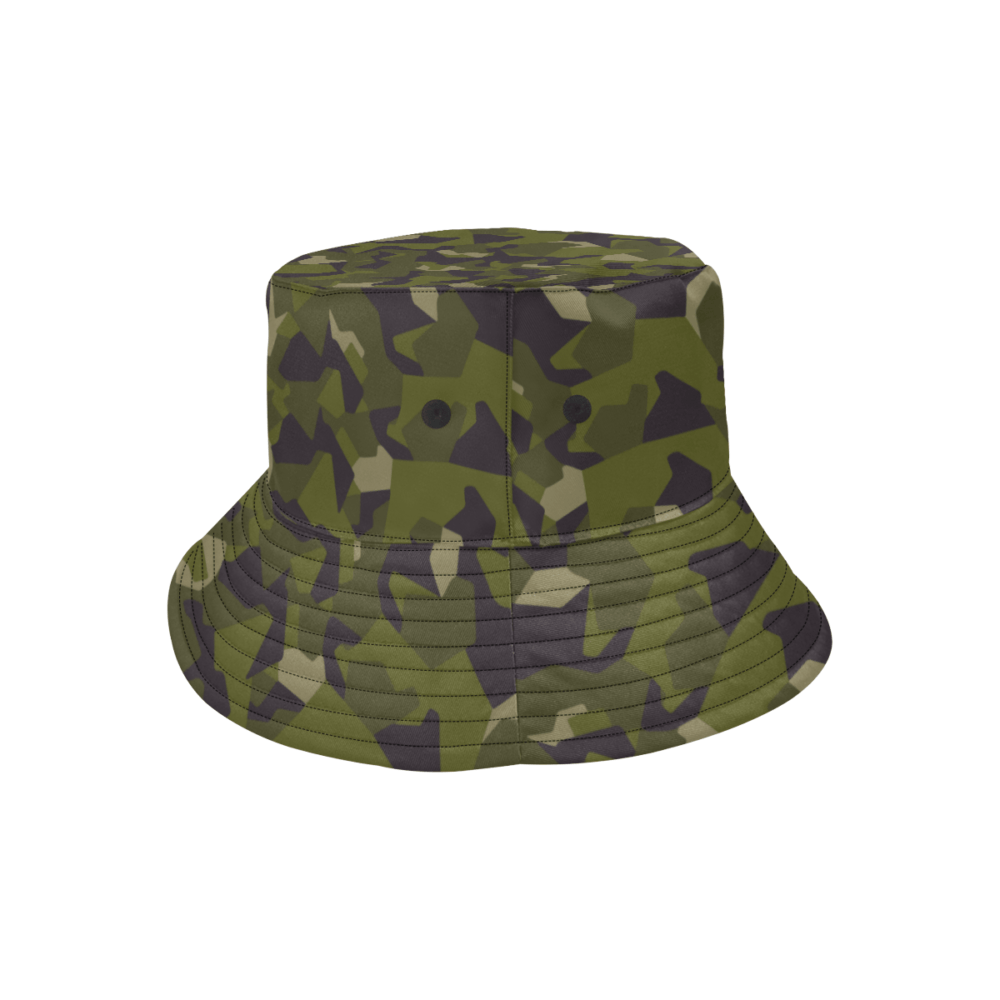swedish M90 woodland camouflage Bucket Hat | Mega Camo