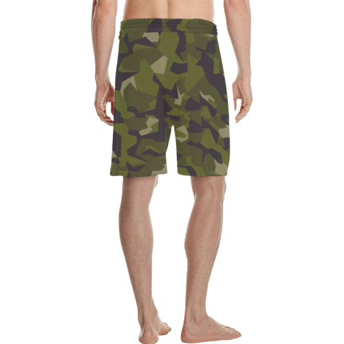 Swedish M90 woodland camouflage Men's Casual Shorts | Mega Camo