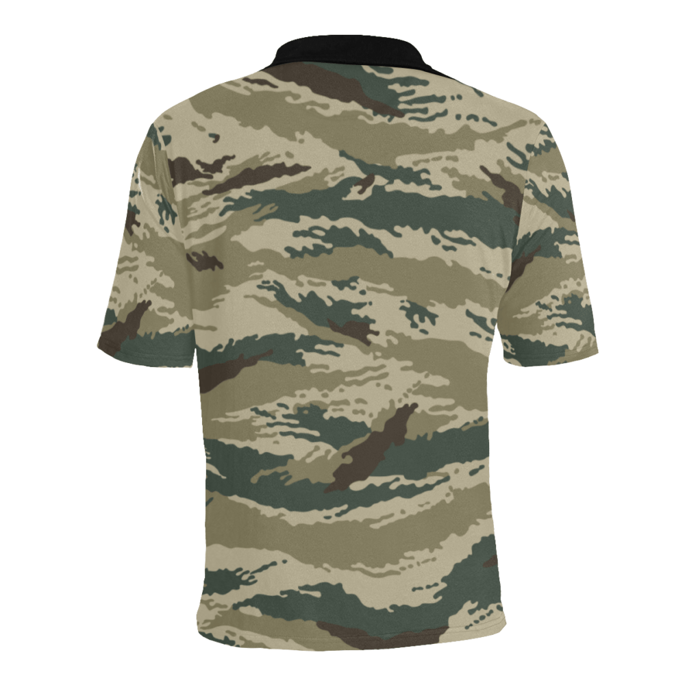 russian Kamysh arid camouflage Men's Polo Shirt | Mega Camo