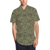 US AOR2 camouflage Men's Short Sleeve Shirt with Lapel Collar