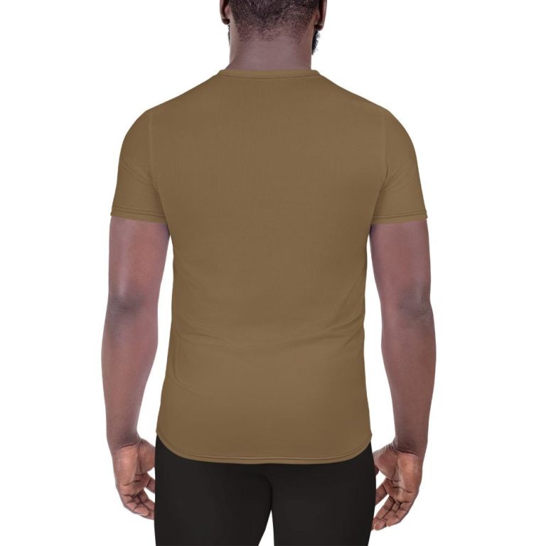 US Army Regulation Coyote Brown 499 Men s Athletic T shirt Mega Camo