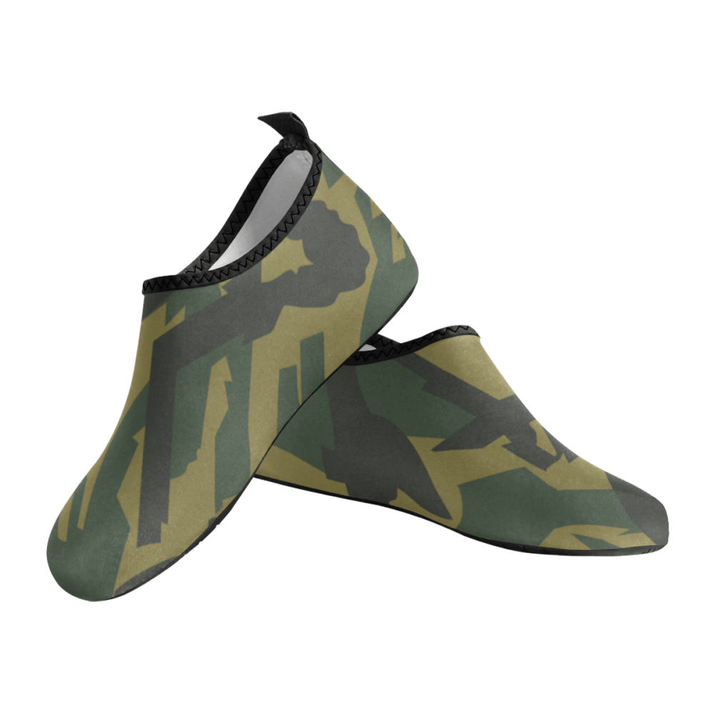 russian Kamyshovy risunok Brown camouflage Men's Slip-On Water Shoes ...