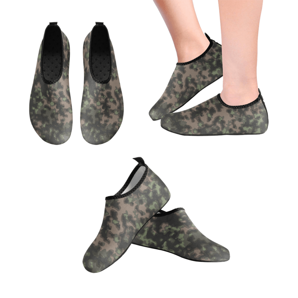 rauchtarn spring camouflage Men's Slip-On Water Shoes | Mega Camo