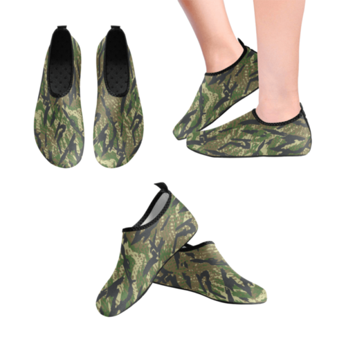 russian rastr camouflage Men's Slip-On Water Shoes | Mega Camo