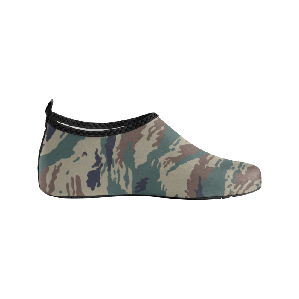 russian woodland Kamysh Camouflage Men's Slip-On Water Shoes | Mega Camo