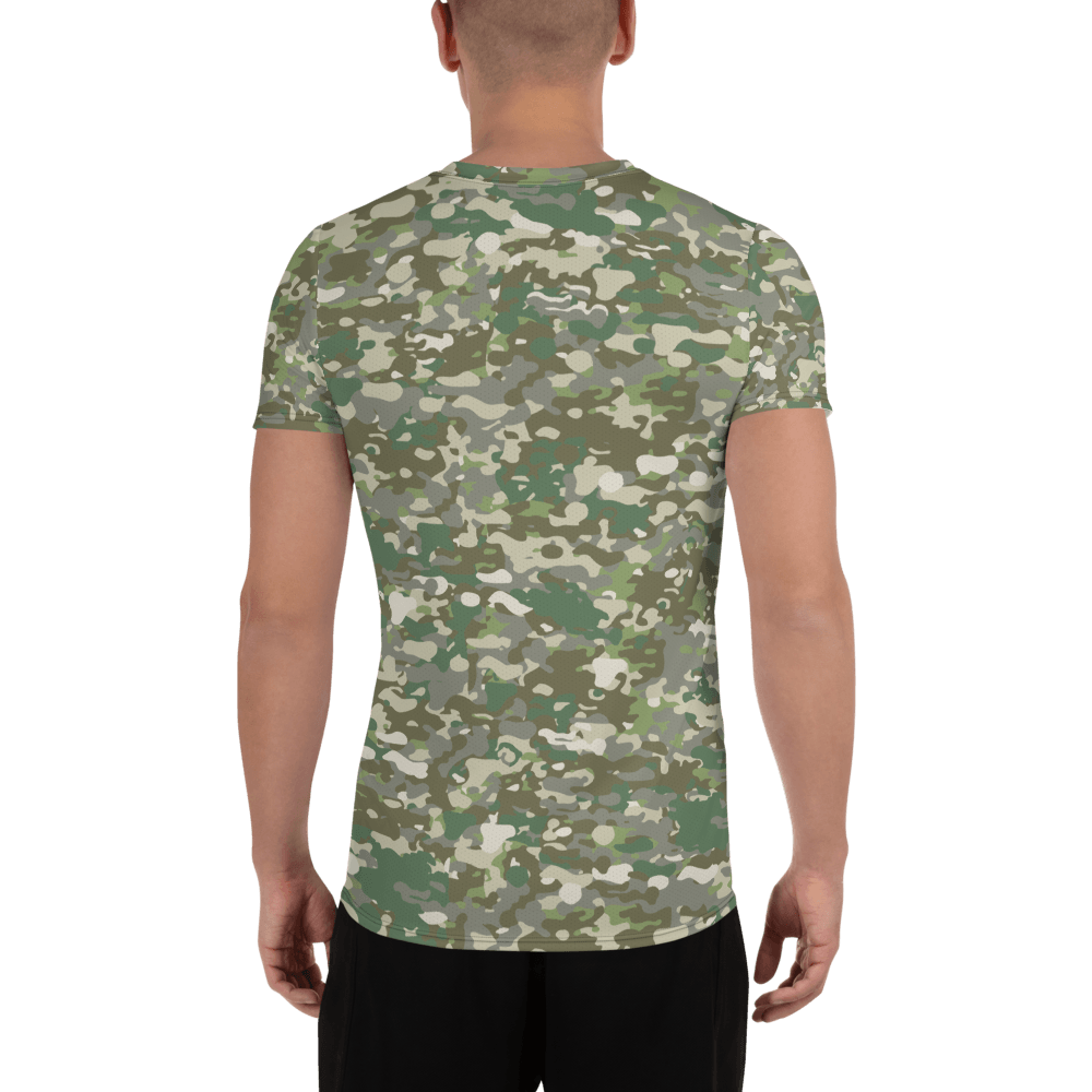 Army Mens Top Combat T-Shirt Military Tee BW Flecktarn German Camouflage S-3XL 