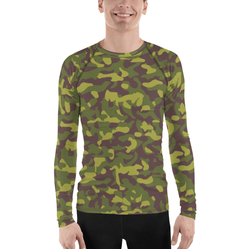 Norwegian M98 camouflage Men's Rash Guard | Mega Camo