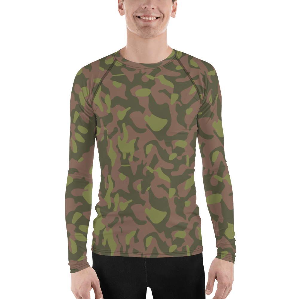 Finnish M62 1st Pattern Camouflage Men's Rash Guard | Mega Camo