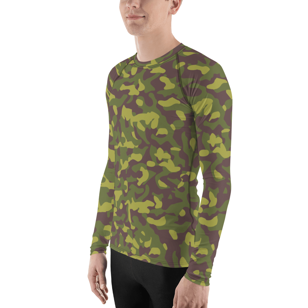 Finnish M62 2nd Pattern Camouflage Men's Rash Guard | Mega Camo