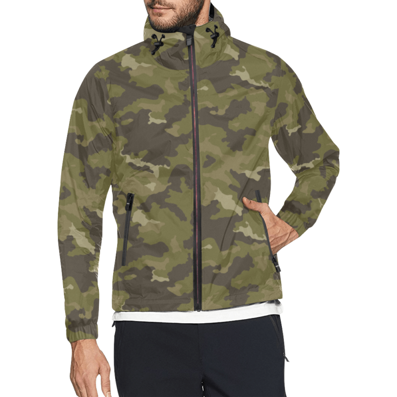 Russian Type2- Woodland SMK Camouflage Windbreaker | Mega Camo