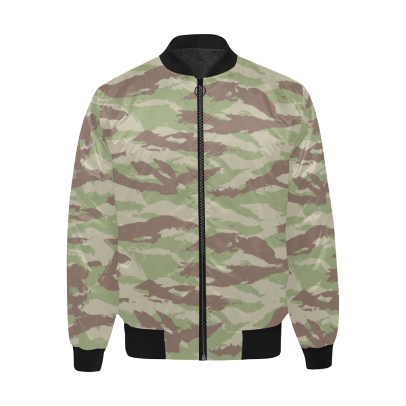 French lizard C1 Quilted Bomber Jacket for Men | Mega Camo