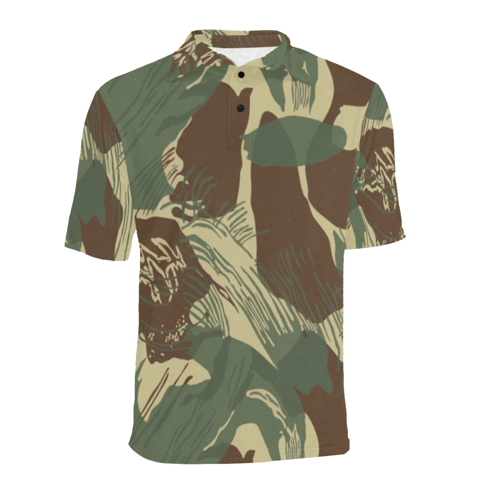 Rhodesian Brushstroke v2 Men's Polo 