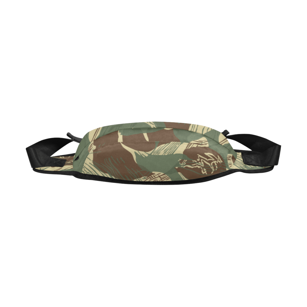 Rhodesian Brushstrokes Camouflage Fanny Pack Mega Camo