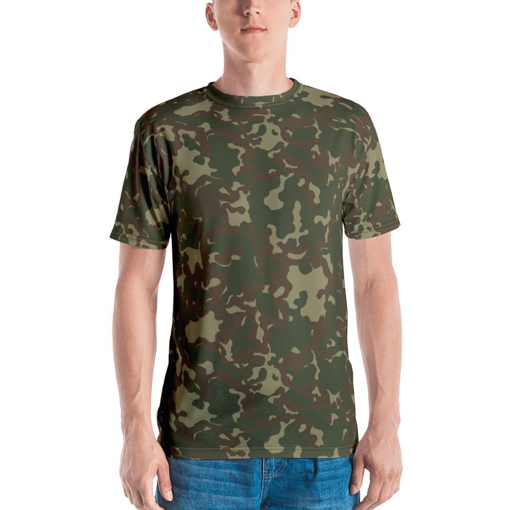 Soviet 1983 TTsKO Butan Woodland camouflage Men's T-shirt | Mega Camo