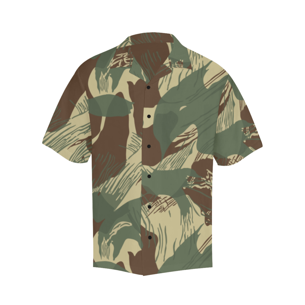 woodland camo hawaiian shirt