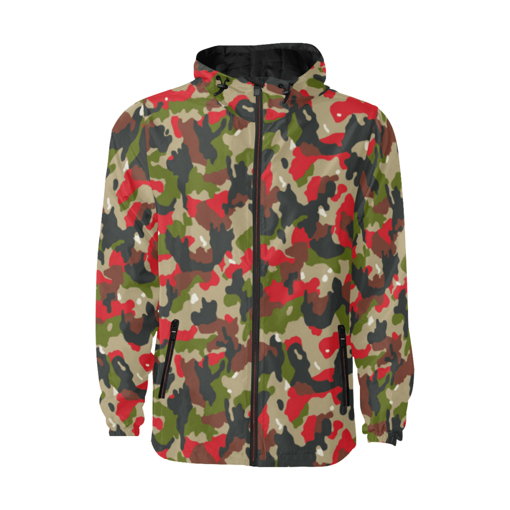 Swiss Alpenflage camouflage Quilted Lining Windbreaker | Mega Camo
