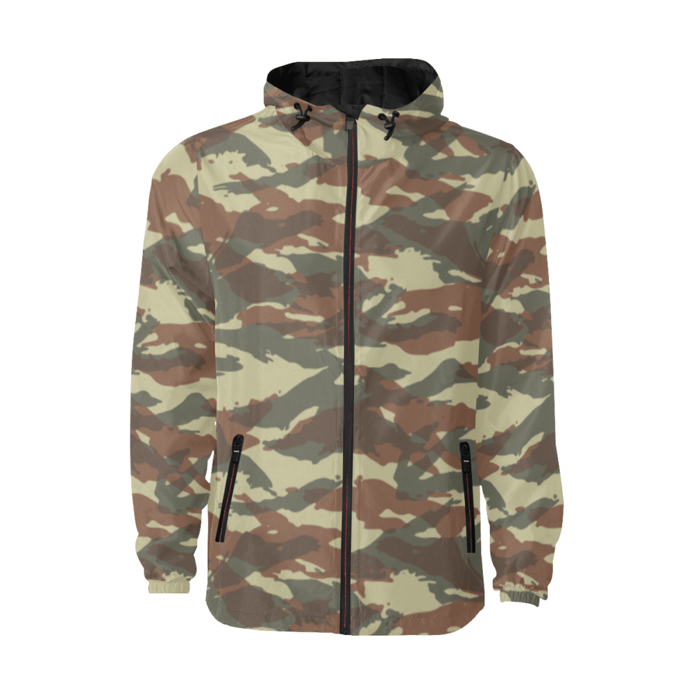 French Lizard A1 Camouflage Quilted Lining Windbreaker | Mega Camo