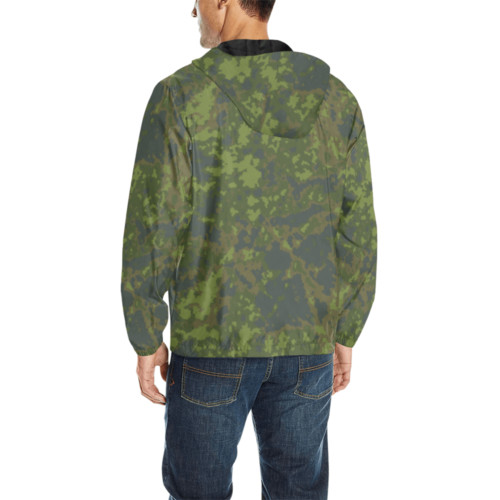 Alternative view of Finnish k2004 M05 woodland Camouflage Quilted Lining Windbreaker