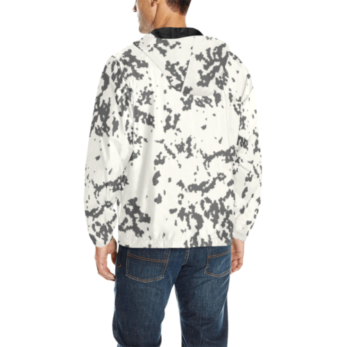 Alternative view of Finnish Arctic Snow camouflage  Quilted Lining Windbreaker