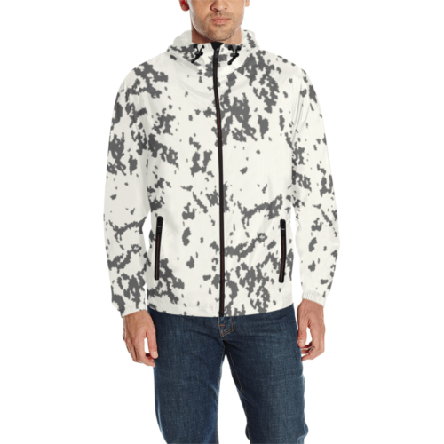 Finnish Arctic Snow camouflage  Quilted Lining Windbreaker