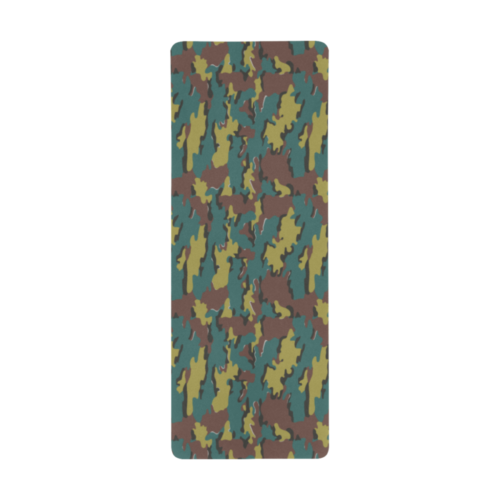 Alternative view of Belgian Jigsaw camouflage Extra Large Rectangle Mousepad (31"x12")