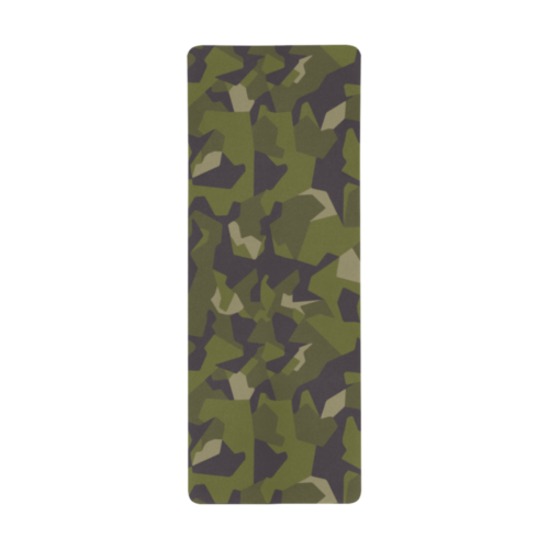 Alternative view of Swedish M90 woodland camouflage Extra Large Rectangle Mousepad (31"x12")