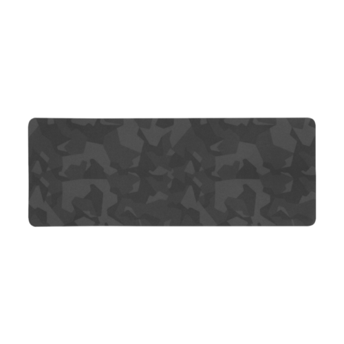 Swedish M90 Night Dark Camouflage Extra Large Rectangle Mousepad (31"x12")