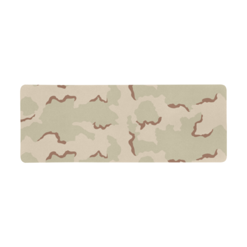 US 3 color desert Camouflage Extra Large Rectangle Mousepad (31"x12")