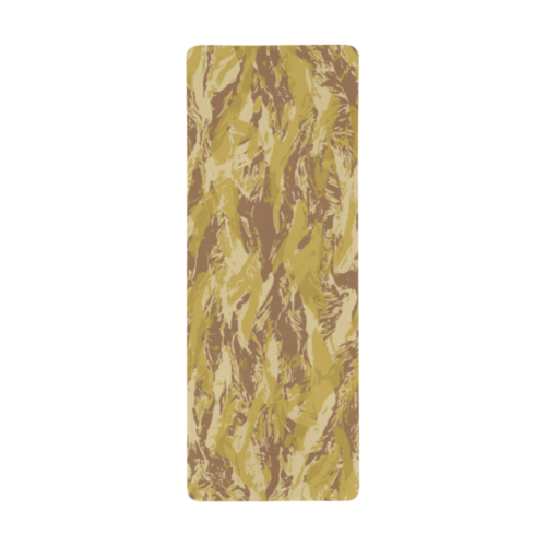 Alternative view of Rhodesian Tiger Stripes Arid Camouflage Extra Large Rectangle Mousepad (31"x12")