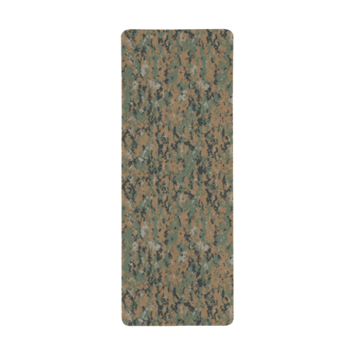 Alternative view of US Marines Pattern Woodland Camouflage Extra Large Rectangle Mousepad (31"x12")