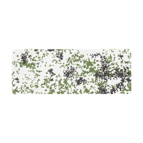 Snow Flecktarn Schneetarn Fleck camouflage Extra Large Rectangle Mousepad (31"x12")