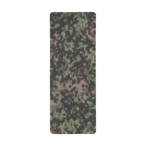Alternative view of German WWII Rauchtarn Spring Camouflage Extra Large Rectangle Mousepad (31"x12")