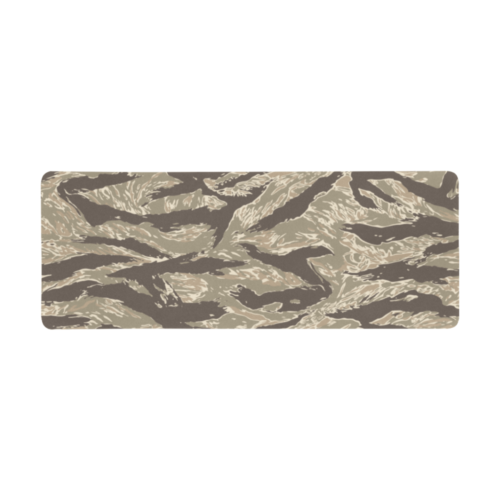 US  Desert Tigerstripes camouflage Extra Large Rectangle Mousepad (31"x12")