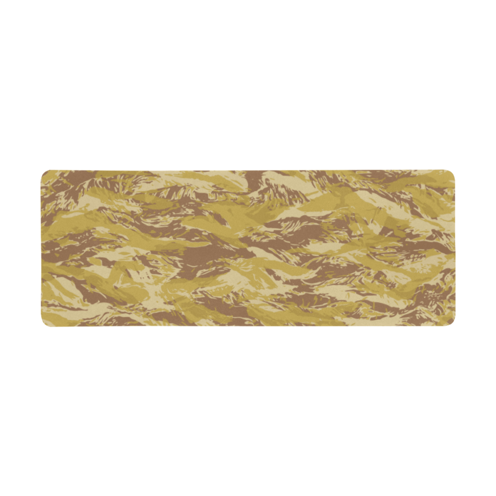 Rhodesian Tiger Stripes Arid Camouflage Extra Large Rectangle Mousepad (31"x12")