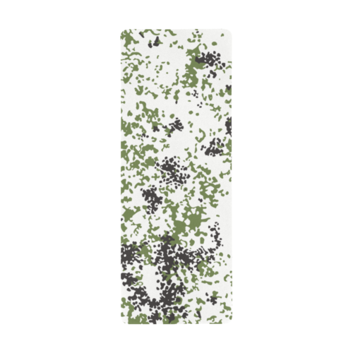 Alternative view of Snow Flecktarn Schneetarn Fleck camouflage Extra Large Rectangle Mousepad (31"x12")