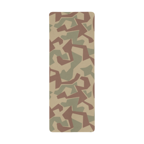 Alternative view of Bulgarian 1951 Splinter camouflage Extra Large Rectangle Mousepad (31"x12")