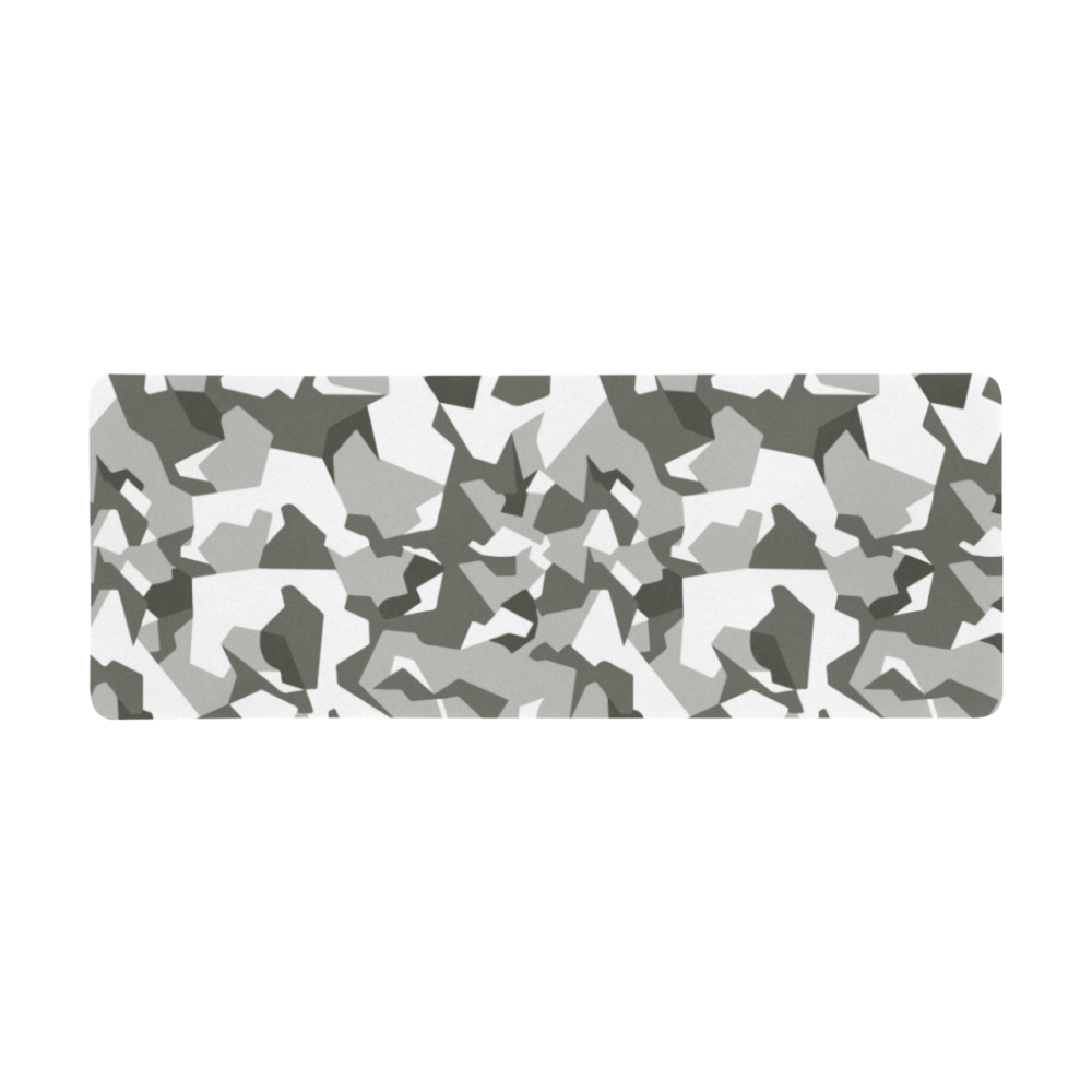 Swedish M90 Urban Camouflage Extra Large Rectangle Mousepad (31"x12")