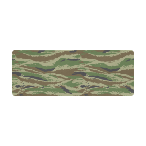 Russian Kamush Lowland Camouflage Extra Large Rectangle Mousepad (31"x12")