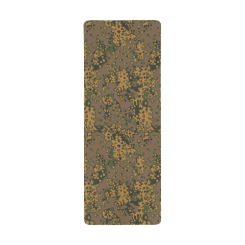 Alternative view of German WWII Eichenlaub Fall camouflage Extra Large Rectangle Mousepad (31"x12")