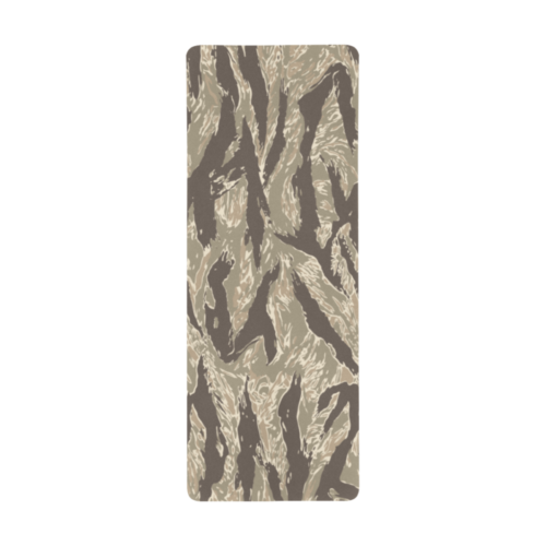 Alternative view of US  Desert Tigerstripes camouflage Extra Large Rectangle Mousepad (31"x12")