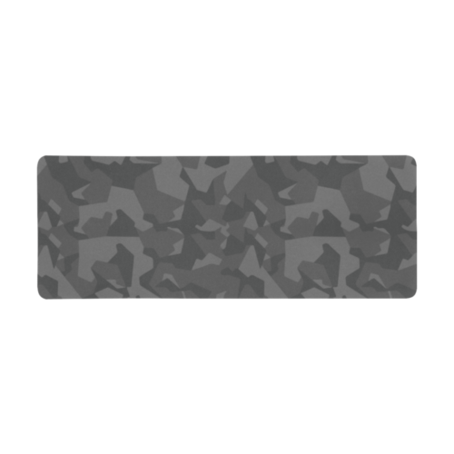 Swedish M90 Night Camouflage Extra Large Rectangle Mousepad (31"x12")