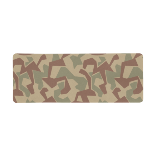 Bulgarian 1951 Splinter camouflage Extra Large Rectangle Mousepad (31"x12")