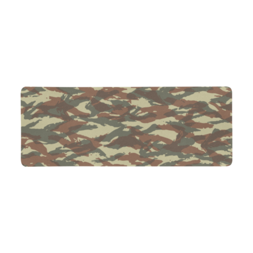French Lizard A1 Camouflage Extra Large Rectangle Mousepad (31"x12")