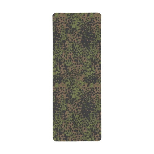 Alternative view of Germany WWII Platanenmuster Spring camouflage Extra Large Rectangle Mousepad (31"x12")