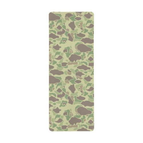 Alternative view of US duck hunter summer camouflage Extra Large Rectangle Mousepad (31"x12")
