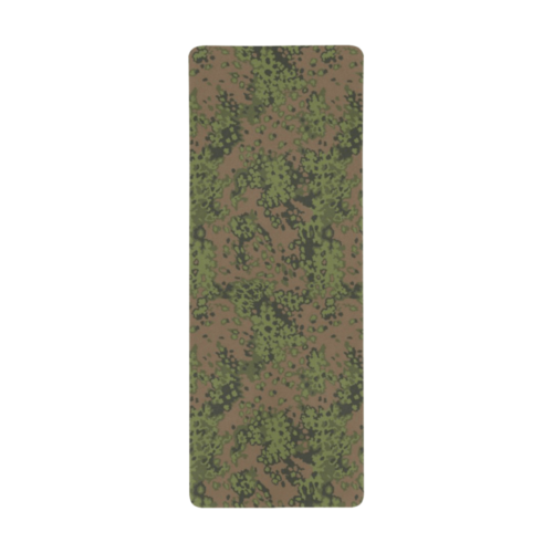 Alternative view of Germany WWII Eichenlaub Spring camouflage Extra Large Rectangle Mousepad (31"x12")