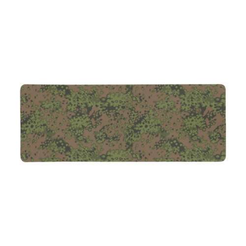 Germany WWII Eichenlaub Spring camouflage Extra Large Rectangle Mousepad (31"x12")