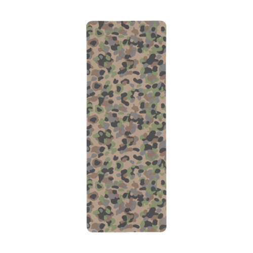 Alternative view of Austrian K-4  Kampfanzug 59 camouflage Extra Large Rectangle Mousepad (31"x12")